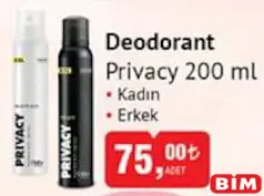 PRİVACY DEODORANT 200 ML